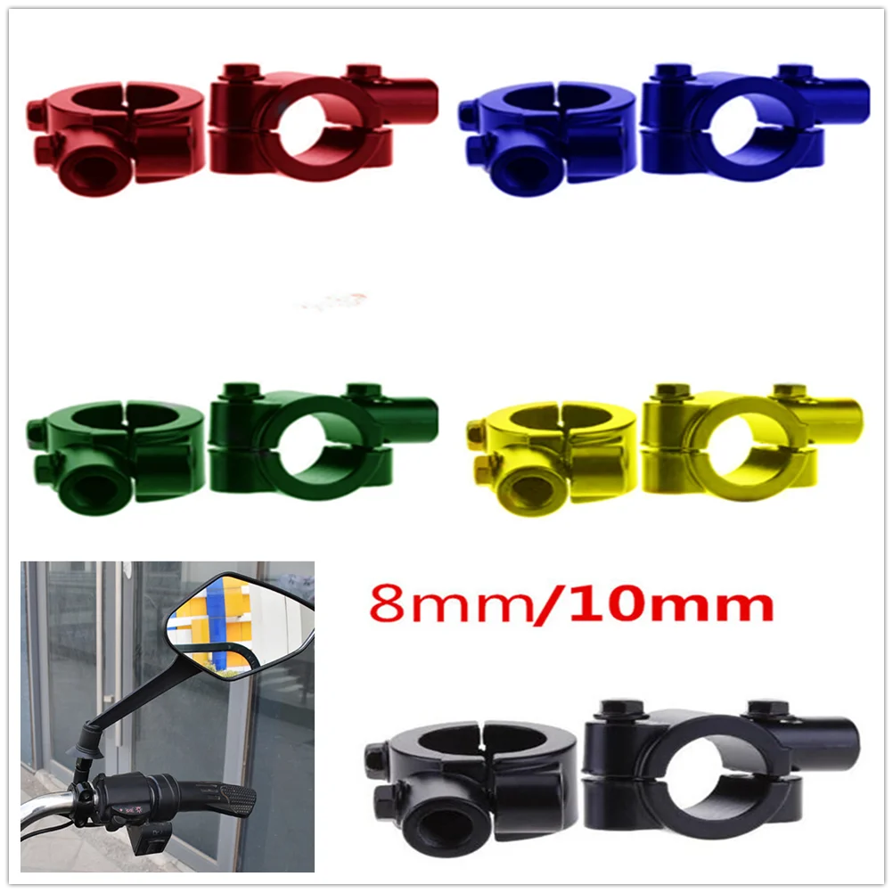 

2Pc colorful Motorcycle Rear View Mirror Holder Adapter for HONDA CBR650F CB650F CBF1000 VF750S SABRE VFR750 VFR800 F