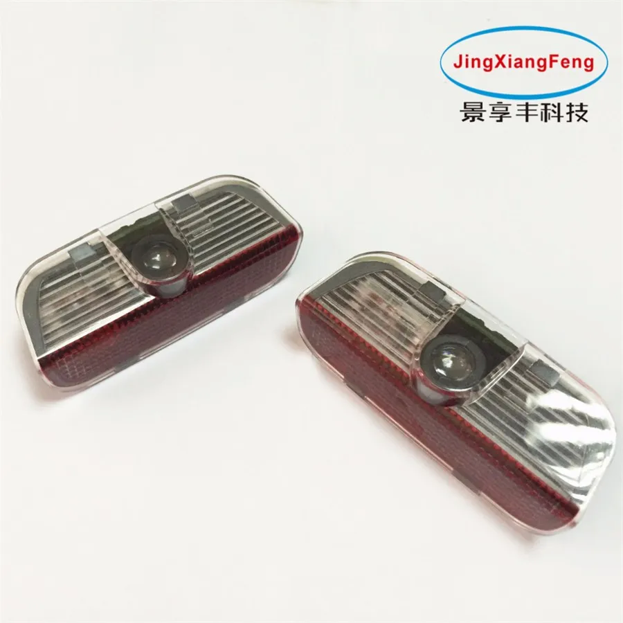 JingXiangFeng 2pcs LED Car Door Lamp Shadow Laser Logo Light