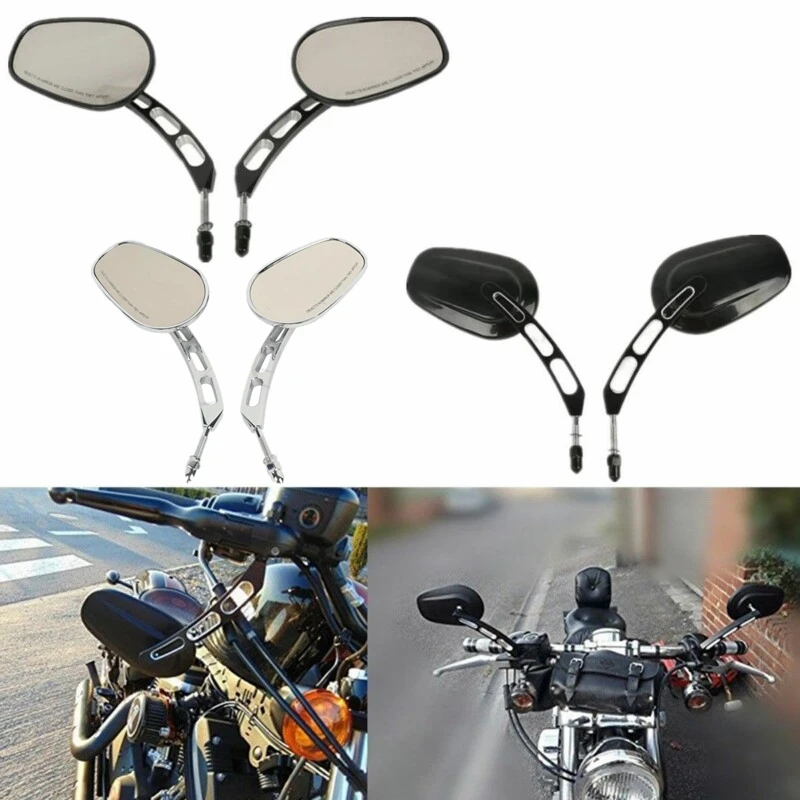 Мотоциклетные зеркала заднего вида для Harley Touring Street Glide Sportster 883 1200 Road King Dyna Fat boy