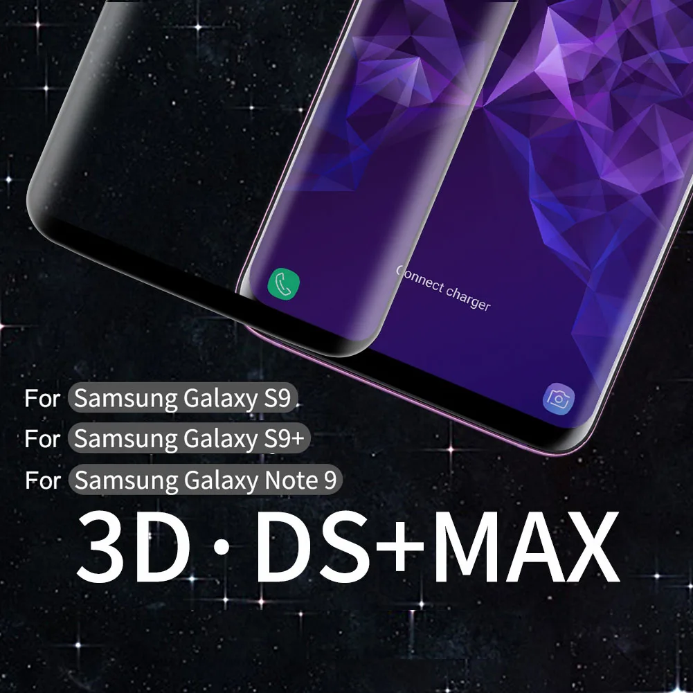 Закаленное Стекло для samsung Galaxy S9 S9+ Note 9 S9 PLUS плюс Nillkin 3D DS+ максимальное полное покрытие Экран протектор для samsung S9 Стекло пленка