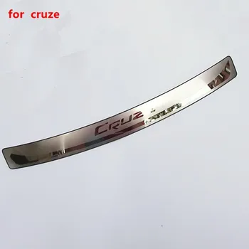

high quality stainless steel Rear bumper Protector Sill For Chevrolet cruze 2009 2010 2011 2012 2013 2014 car styling