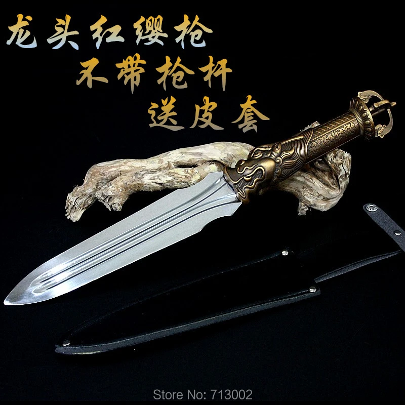 スーパーチャイニーズカンフーランススピアソード ステンレススチールブレード 孫悟空スピアランスドラゴンヘッド Head Head Head Bladehead Sword Aliexpress