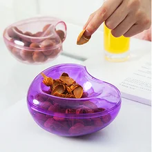 Detachable Dried Fruit Storage Tray Double Layer Snacks Storage Box Container PC Destop Candy Fruit Organizer boxes Home Office