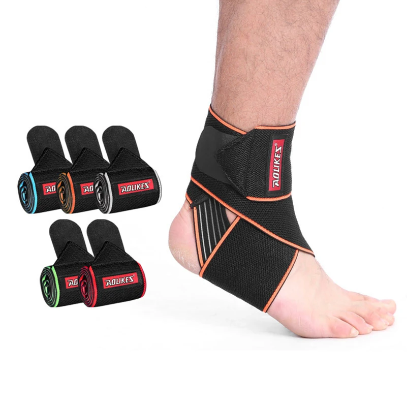 

YUYU 1PCS Ankle Support Brace Elasticity Free Adjustment Protection Foot Bandage Sprain Prevention Sport Fitness Guard Band