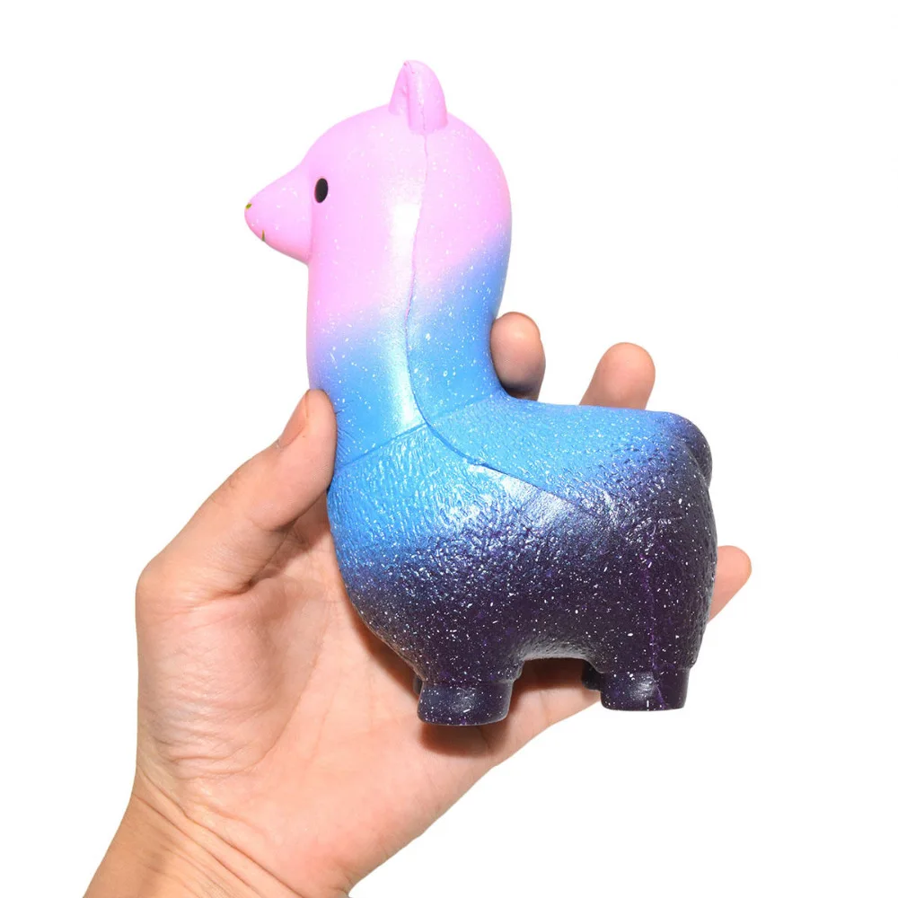 Дети взрослые анти-стресс 13 см Squishy китайский мем "Mud Horse" милый Альпака медленный рост подарок приколы весело игрушки животные из