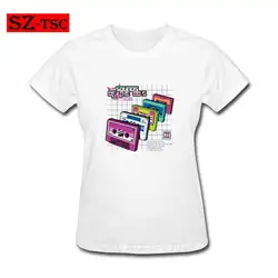 Популярные женские футболки с коротким рукавом Sounds of the 80 s Vol2, дешевая Повседневная футболка с музыкальной тематикой, Женская домашняя