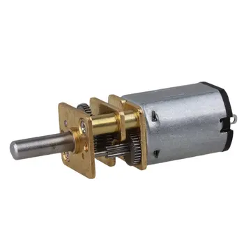 

5pcs 12mm Silver GA12-N20 200RPM Miniature Metal Electric 6v DC Gear Motor Gearwheel with 10mm Output Shaft