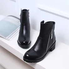 Winter Genuine Leather font b Women b font Ankle font b Boots b font High heels