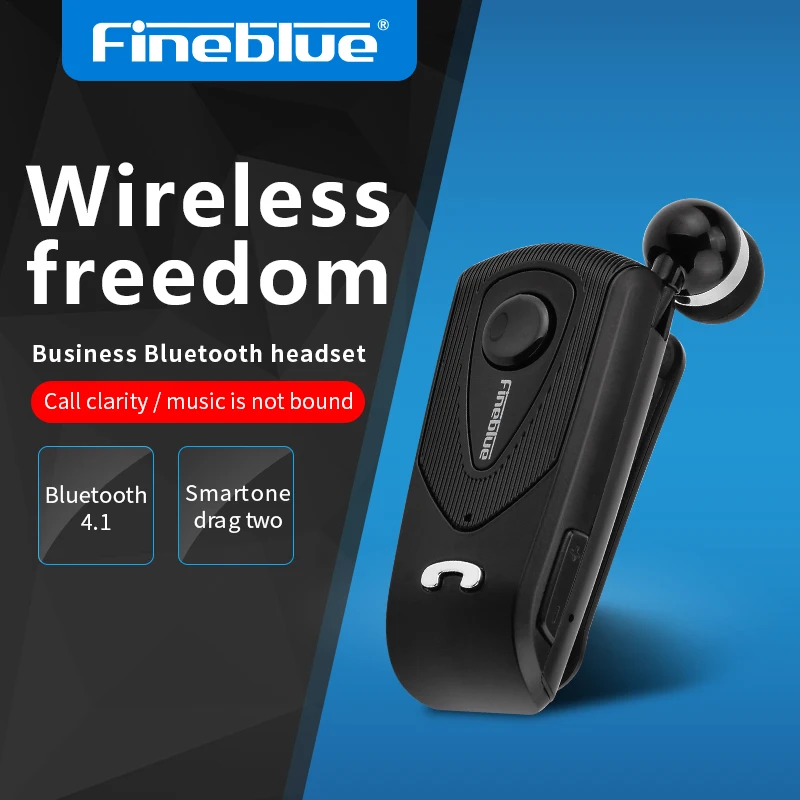 Fineblue F930 Беспроводной драйвер Bluetooth V4.0 Наушники гарнитуры наушники с микрофоном Звонки напомнить износ вибрации клип водителя