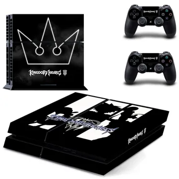 

PS4 Skin Sticker For Sony PlayStation 4 Console and 2 Controllers PS4 Skin Sticker Vinyl Decal - Game Kingdom Hearts 3