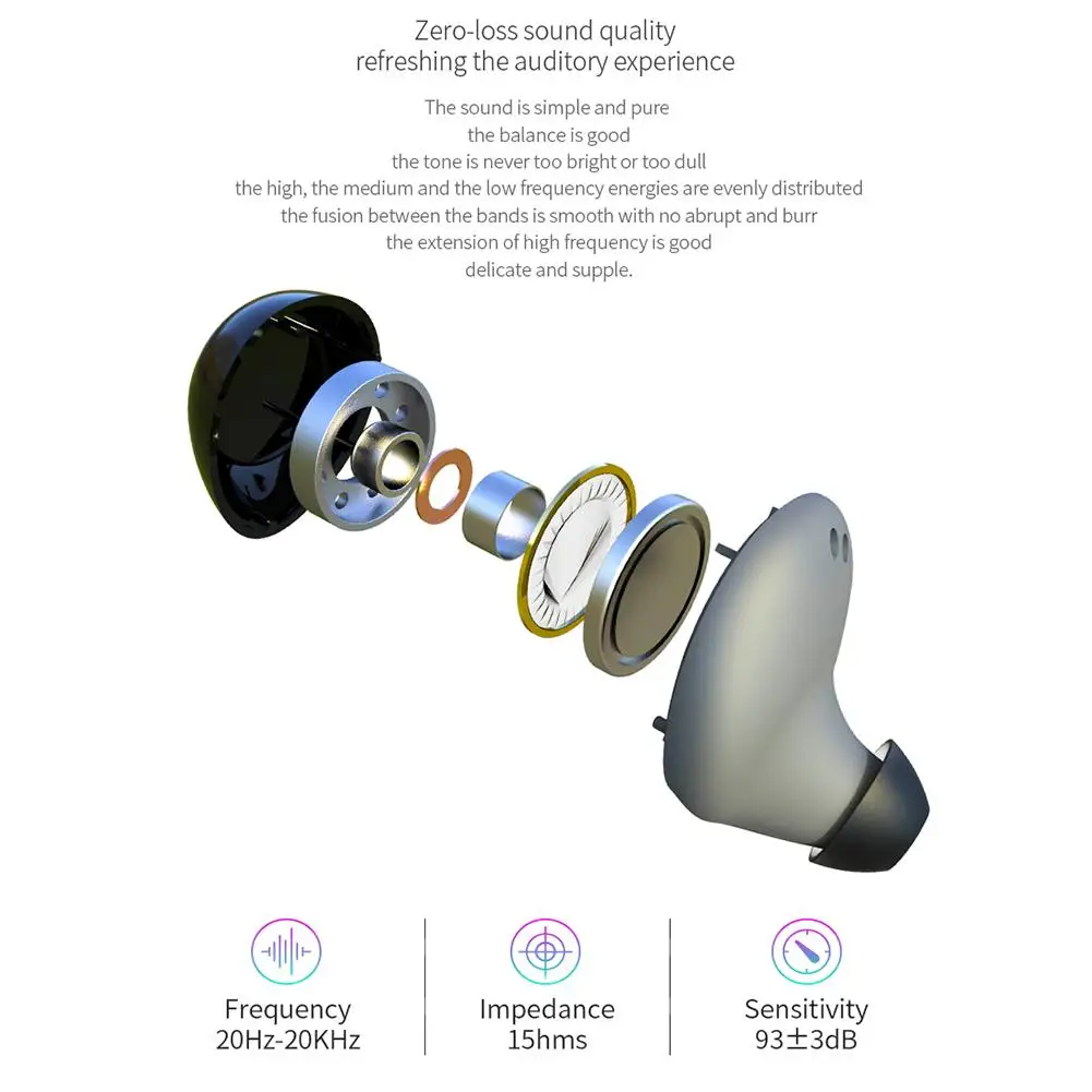 TWS Bluetooth 5.0 Earphones Portable Smart Band Headset Wireless Earphone Fitness Tracker Bracelet Storage Charger Earphones