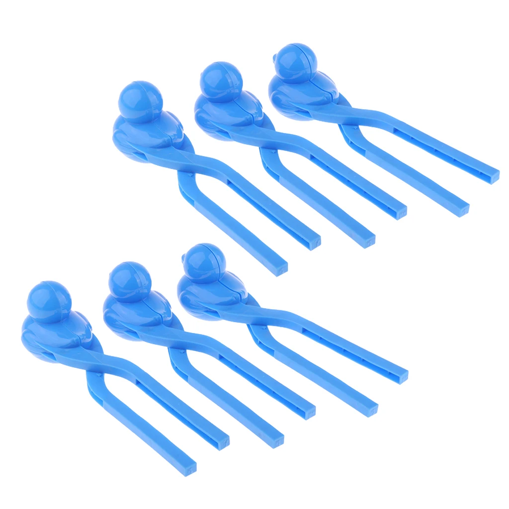 MagiDeal 6pcs Duck Shape Snowball Clip Ball Maker Snow Mold Outdoor Sports