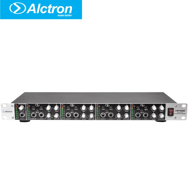 Alctron HP400 Professional 12 Channel multifunctional Headphone Preamplifier, Headphone Amplifier,Pro Headphone Amplifier