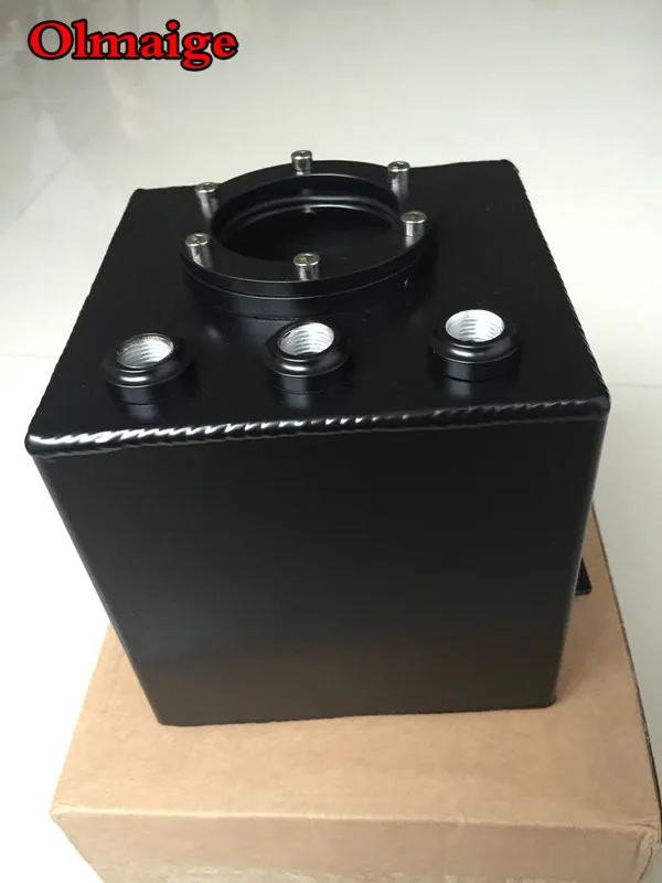 Universal 2L BILLET Aluminium Oil Catch Tank Fuel Cell Fuel Tank Fuel