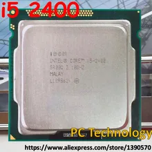 Оригинальные, процессор Intel i5-2400 6 м Кэш, 3,10 ГГц LGA1155 TDP 95 W настольный i5 2400 процессор мы отправляем заказ в течение 1 дня