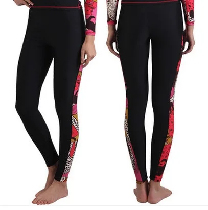 SBART бренд rhguard брюки Windsurf полная длина Surf пляжные шорты женские УФ беговые штаны Йога спортивны фитнес штаны - Цвет: Черный