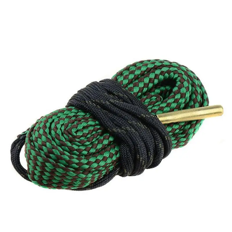 

22 Cal .223 Calibre Barrel Cleaning Rope Bore Snake 5.56mm Rifle Barrel Cleaner Rope Boresnake for Hunting Gun Accessories Green