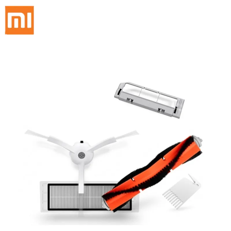 

100% Original XIAOMI MI Robot Vacuum Part Pack Side Brush X2PC HEPA Filter X2PC, Main Brush X1PC, Cleaning Tool X1PC