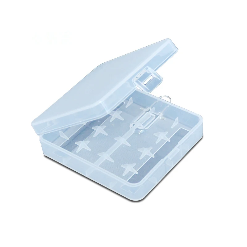 

1x 18650 Battery Storage Box New Transparent Protective Case for Rechargeable Li-ion Lithium Cells Battery Hard Plastic Holder