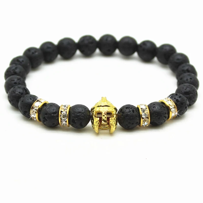 Antique Black Beads Gold And Silver Plated Leo Lion Head Bracelet Antique Black Beads Gold And Silver Plated Leo Lion Head Bracelet Men Lava Stone Charm Bracelets Jewelry Plusera In From