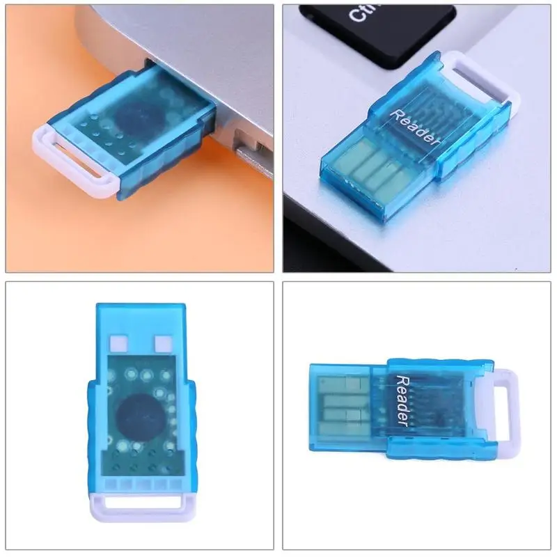 Мини Портативный Micro SD к USB 2,0 TF карта памяти адаптер ридер совместим с Micro SD micro SDHC/micro SDXC/T-флэш-карты