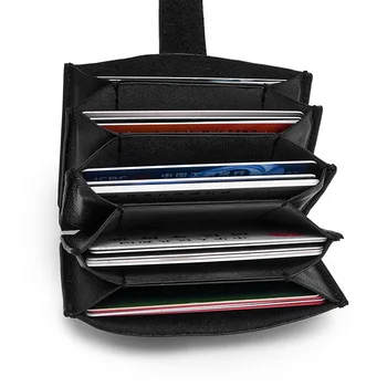 

Wallet for credit cards2019 new leather business card holder multi-card holder card holder short men and women card package