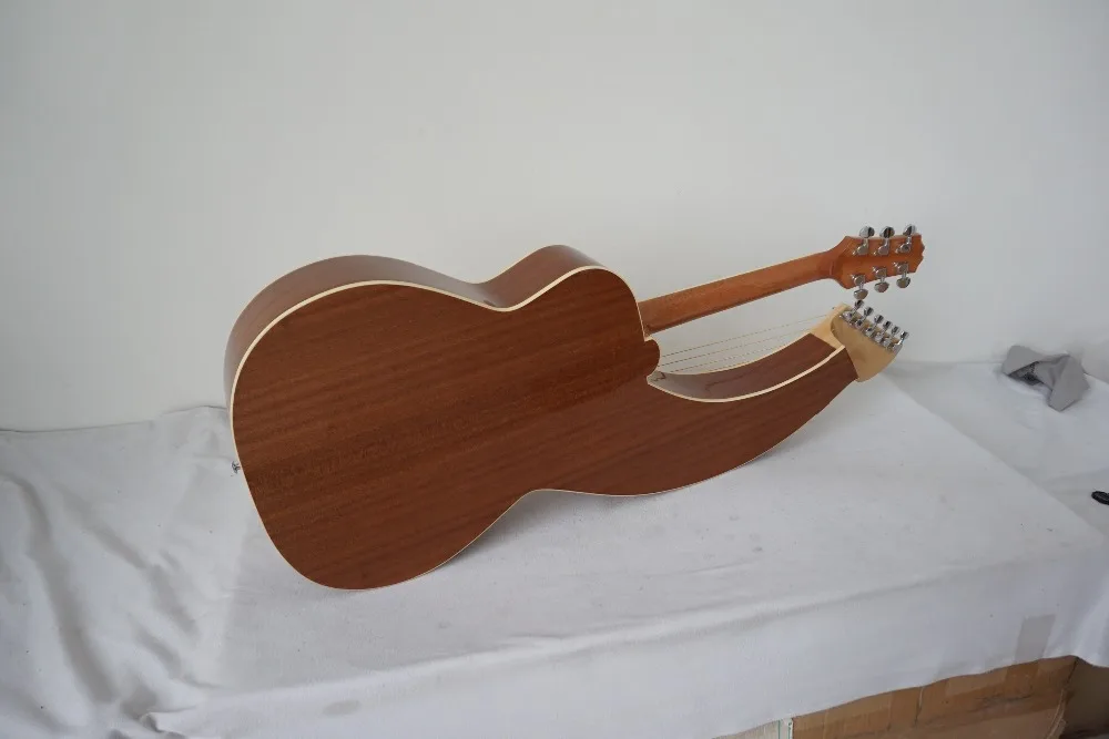 Aiersi factory new developed High Quality Harp Acoustic Guitar SHG001T