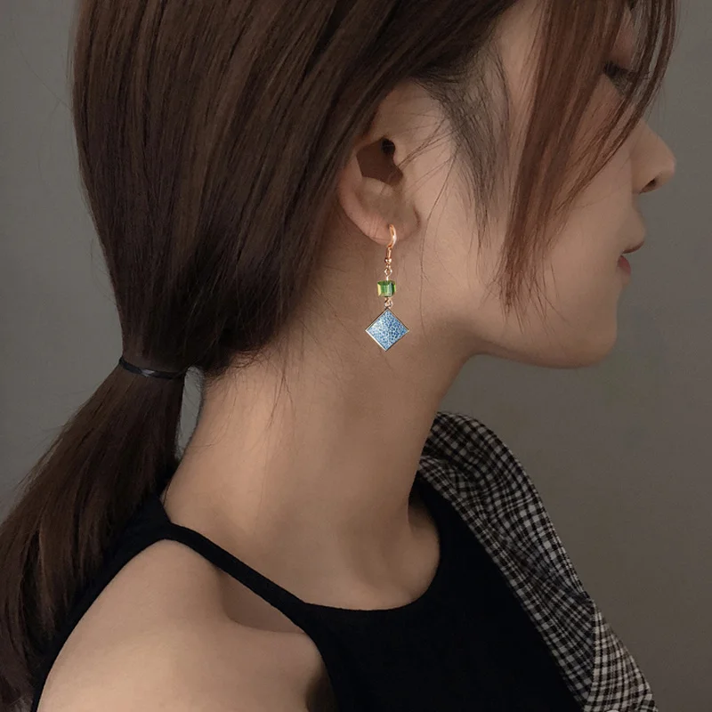 

Rhinestone Brincos Earrings Dangle Earrings Drops Trendy Women Fashion Jewelry