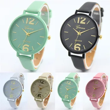 Women watches Casual Faux Leather Analog Quartz Watch Fashion Wristwatches Ladies Watches Relogio feminino Watch Women Clock