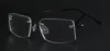 Fashion Super Flex and Light Memory Titanium Rimless Eyeglasses Frames For Myopia Lenses Reading Glasses ► Photo 2/5