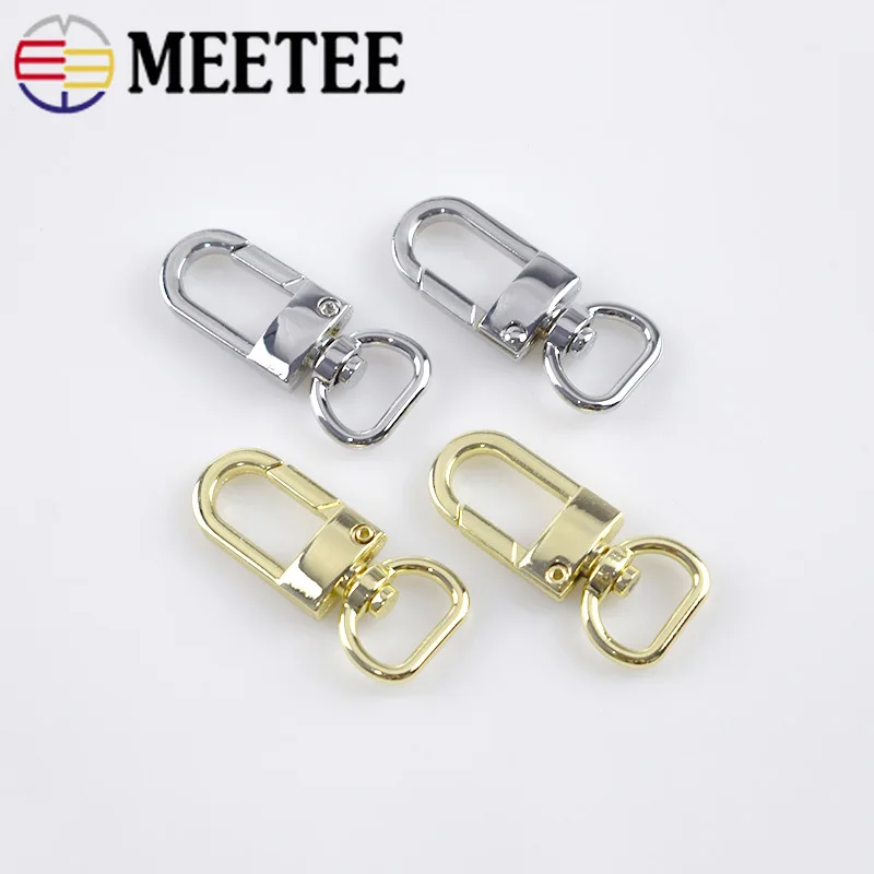 

5/10pcs 16mm Metal Swivel Trigger Bag Buckle Lobster Clasp Snap Hook Key Chain Ring Bag Strap Buckle DIY Bag Accessories