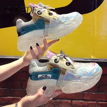 QWEDF новые летние кроссовки для бега дышащая женская Повседневная модная прогулочная женская спортивная обувь YB-14