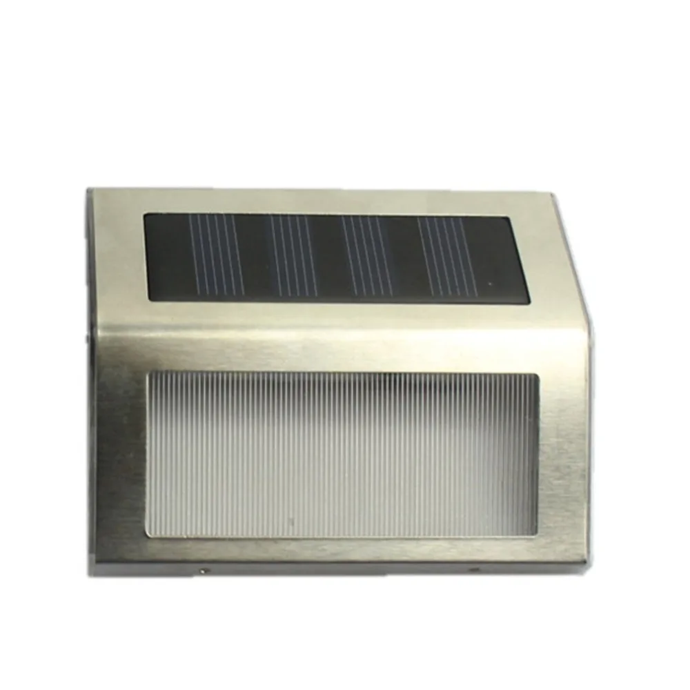 Warm White Solar Power 3 LEDs Outdoor Waterproof Garden Pathway Lawn Lamp Light Energy Saving LED Solar Wall Lamp