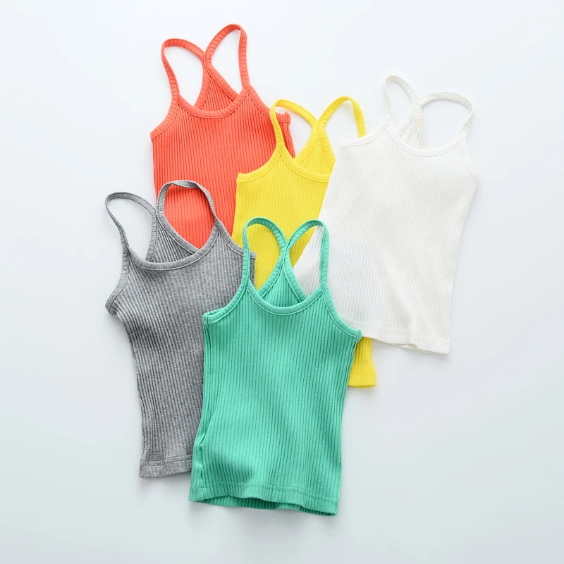 Baby Girls Summer Holiday Vests Children Casual Fashion Clothing