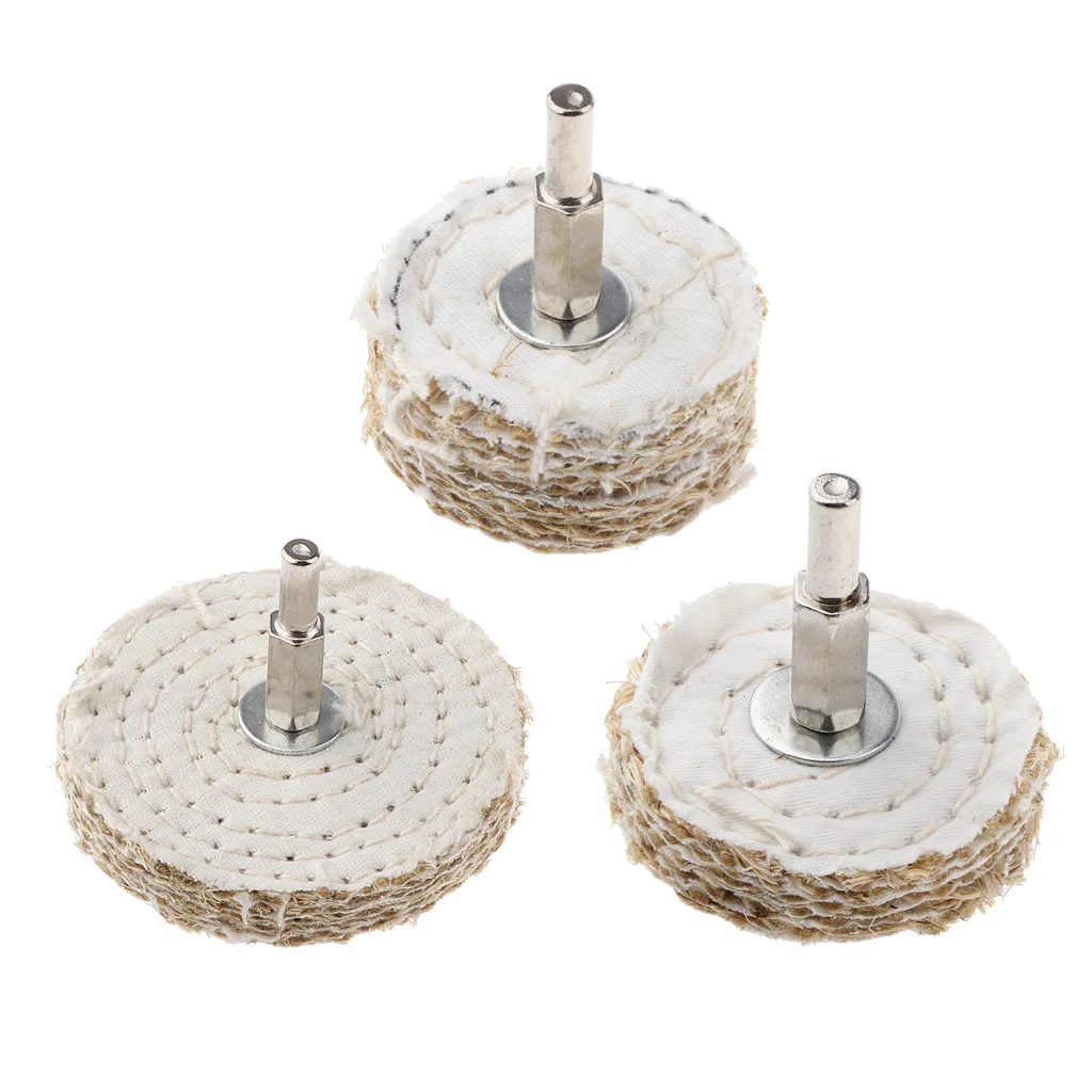1 Piece -Assorted Linen Polishing Grinding Buffing Wheel Brush for Polisher Machine Replacements /Accessory