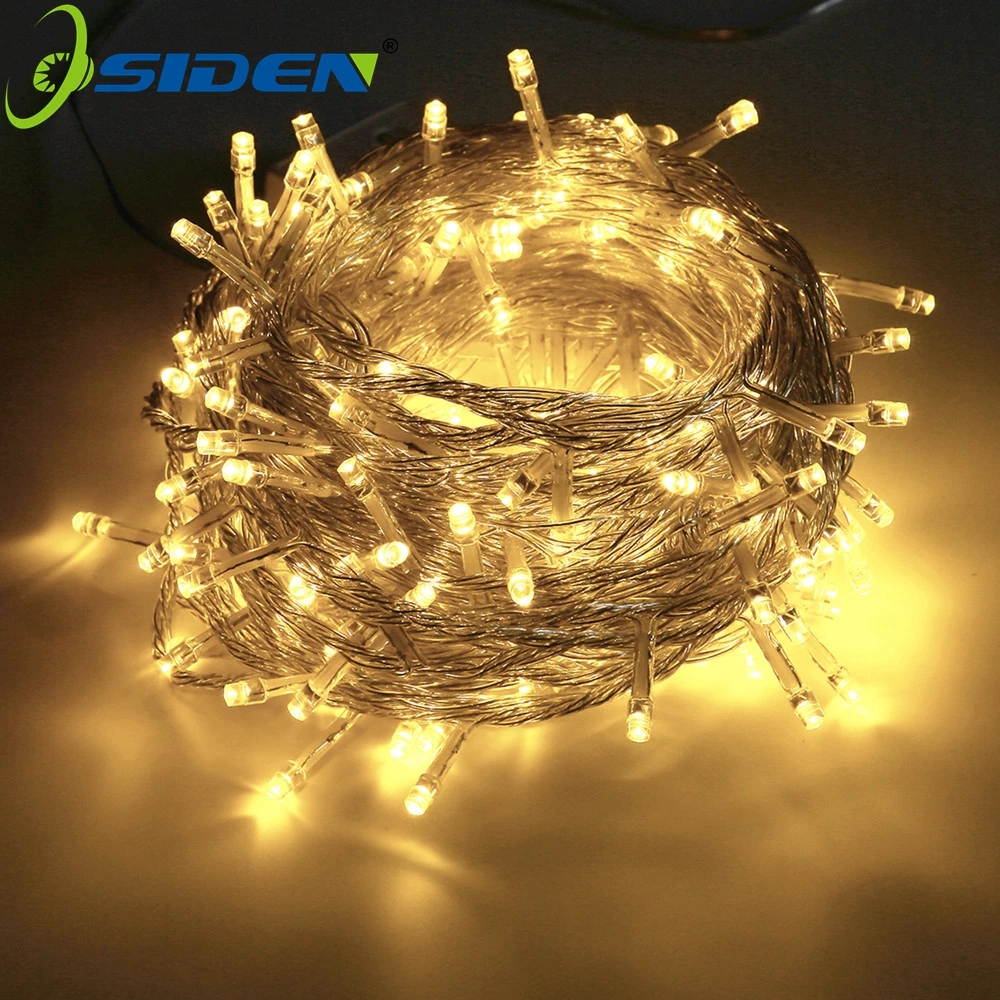 Goedkoop 10 m LED String Lights 110 v 220 v Kerstvakantie Light Outdoor Kerstverlichting Waterdicht Voor Party Wedding Garden decoratie
