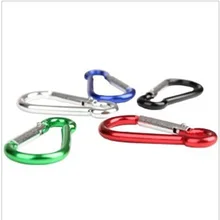 10 шт. Цветной алюминиевый сплав тыква карабин пружинный зажим Брелок с крючками скалолазание принадлежности Настольный набор школьные офисные принадлежности