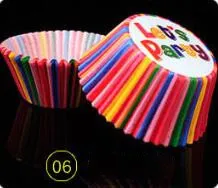 Aprince 100 шт Силиконовые лопатки для выпечки сдобы маслостойкой Шоколад Бумажные Формочки для кекса Amazon Горячие Бумага Лоток ПВХ баррелей упаковочная - Цвет: Color6