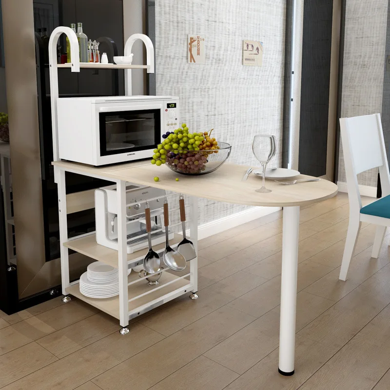 Creative microwave Rack multi function oven storage Dining table kitchen daily storage locker Dinnerware Organizer Furniture