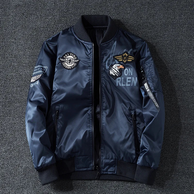 

Jaqueta Masculino Air Force Pilot Jacket Men Winter Casual Bomber Jackets Mens Korean Style Fashion Coats 5XL Jacket Giacca Uomo
