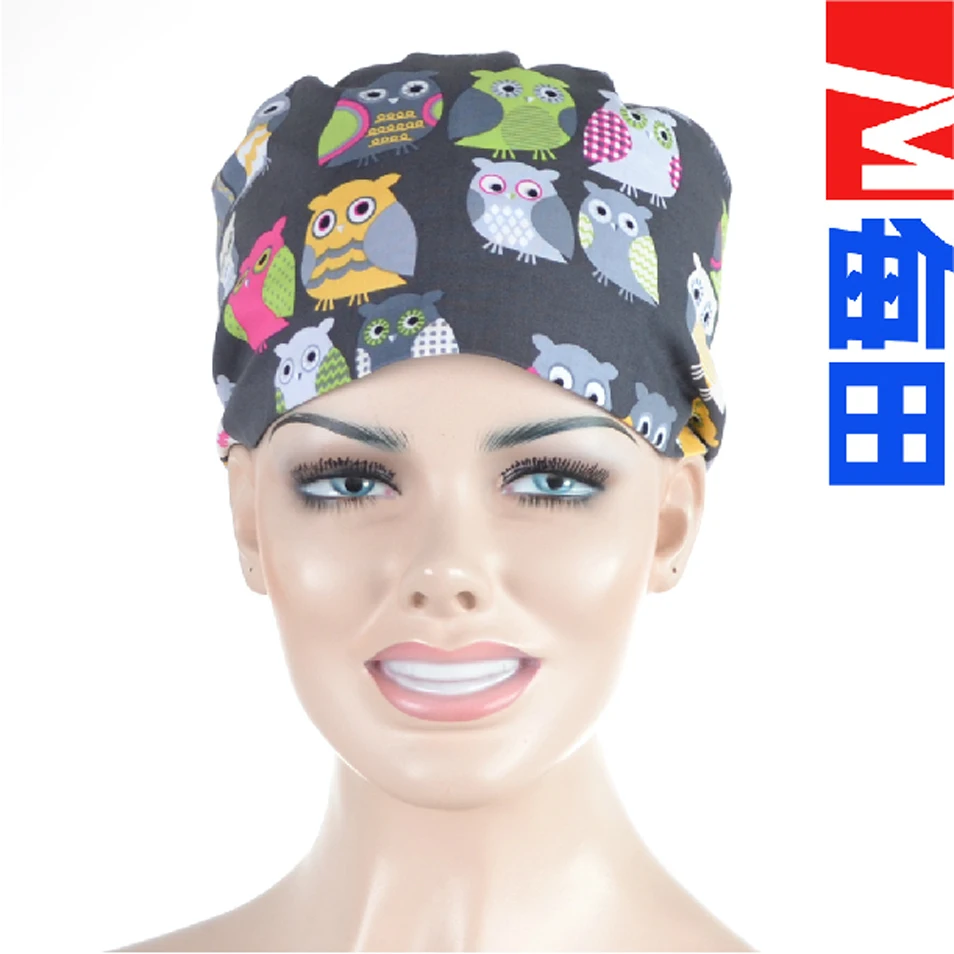 Buy long hair surgeon scrub cap,medical caps in grey