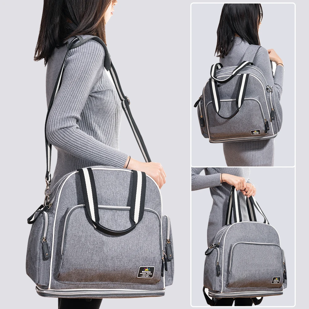 

Sunveno Large Capacity Mummy Maternity Nappy bag Protable baby Diaper Bag infant nursing Stroller Handbag baby nappy bag Baby