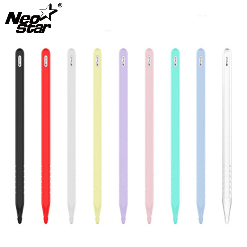 Portable Soft Silicone Stylus Pen Case For Apple Pencil 2 For Ipad Pro