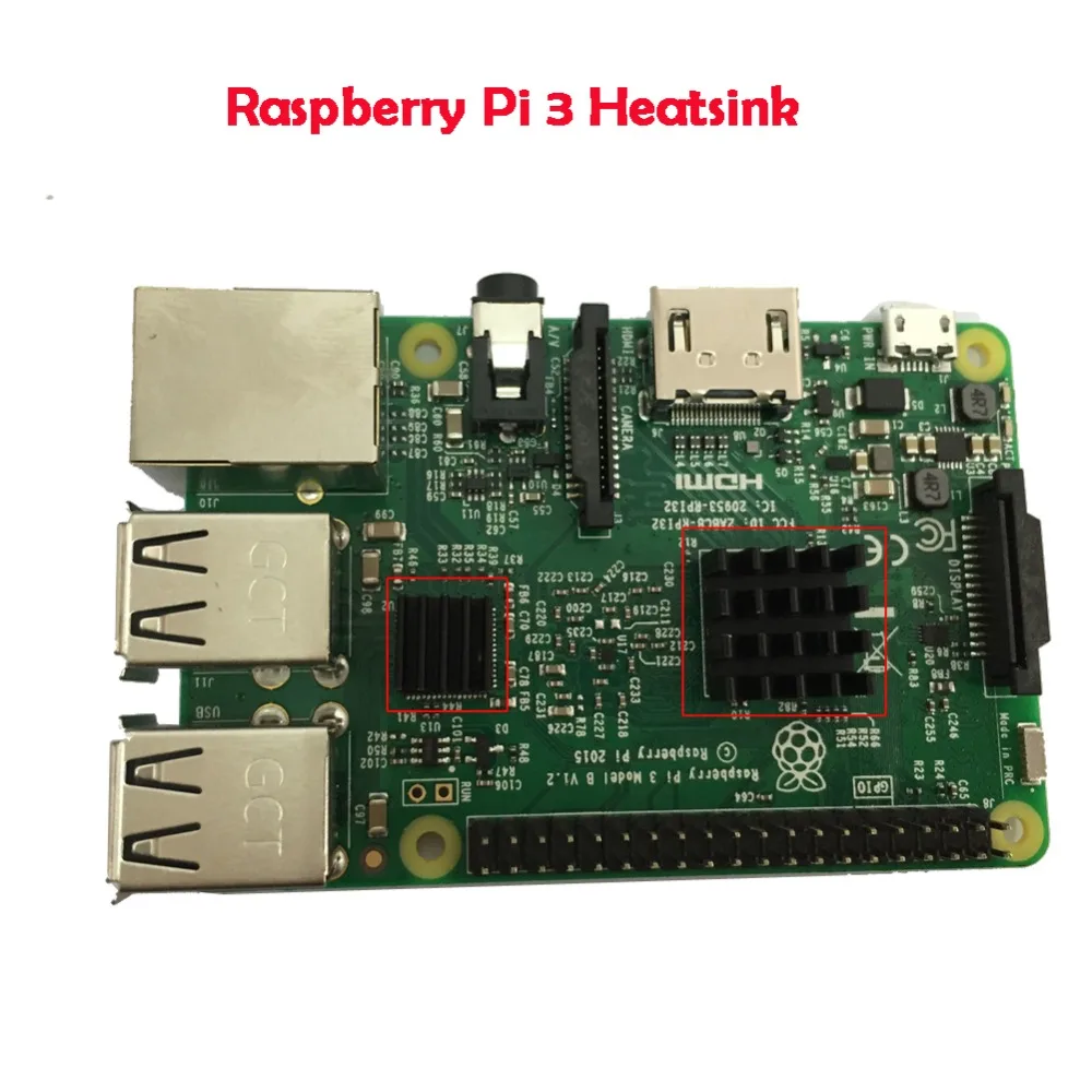 RCmall Raspberry Pi 3 радиатора+ охлаждения внешний вентилятор для Raspberry Pi+ отвертка 3,0 PHILLIPS FZ2686+ FZ2687+ T0078