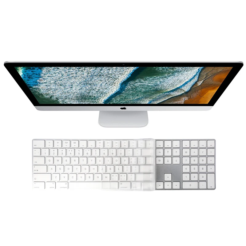 

Desktop keyboard Cover Keypad Skin Protector with Numeric Keypad for Apple Magic Keyboard with Numeric Keypad A1843 2017 2018