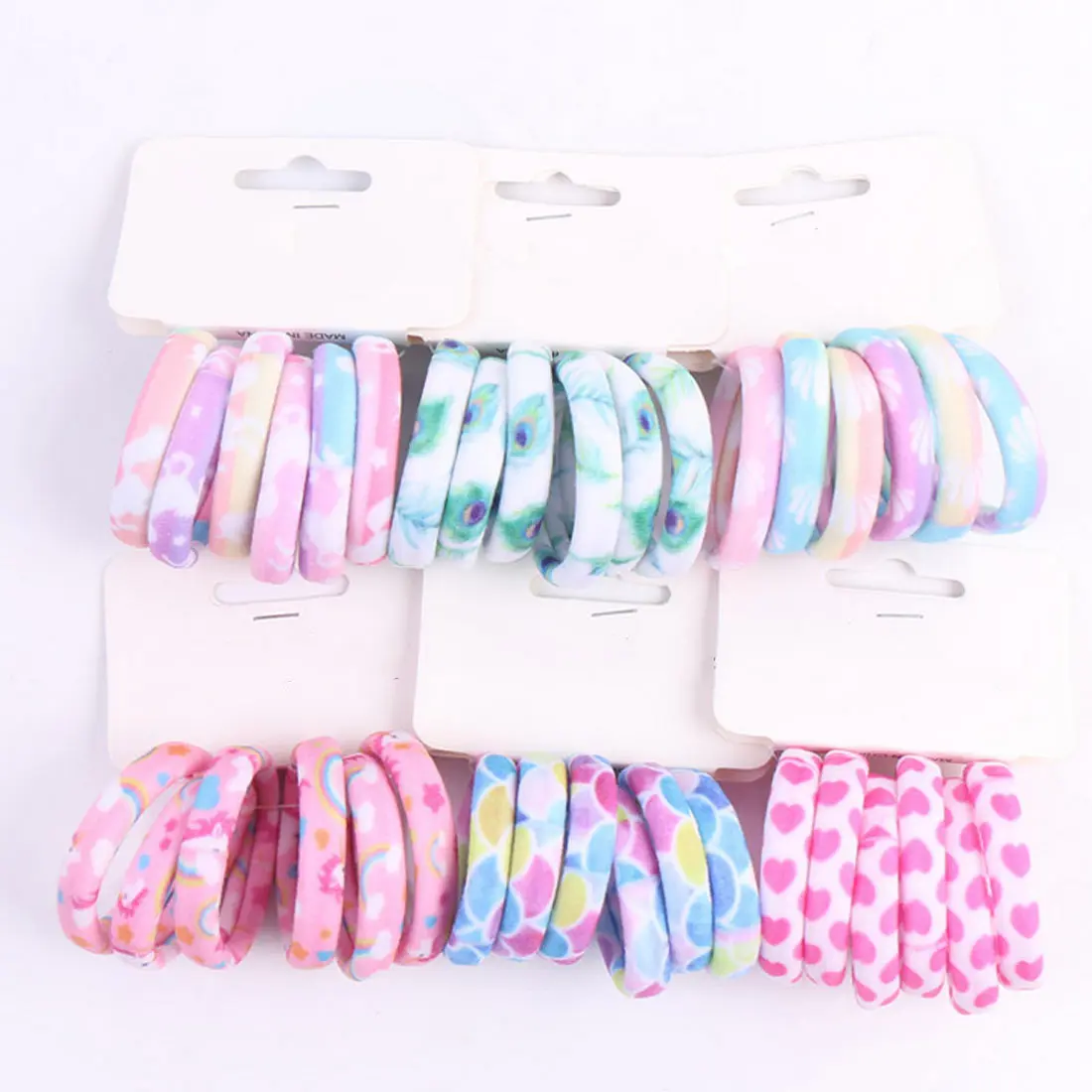 

Colorful Hair Accessories Rubber Headbands Cute Hair Ring for Hair Girls Elastic Hair Bands Children Ties Sweet Hair Rope