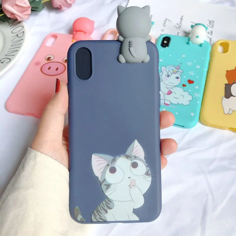 XS Max 3D чехол для Coque iPhone XS Max iPhone 5 5S SE чехол Etui Единорог Kawaii чехол для Funda iPhone 6 6S 7 8 Plus X XR XS чехол