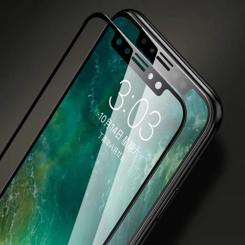 LITBOY 2017 Neue 3D Screen Protector Gehärtetem Glas Für iPhone X Rand Vollen Abdeckung Für iPhone