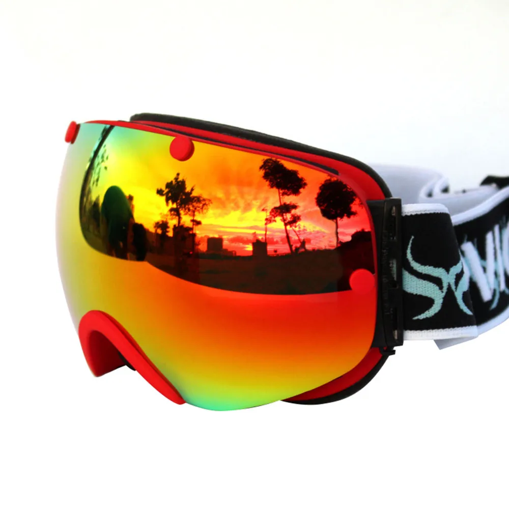 Новинка Copozz, настоящие брендовые лыжные очки, двойные линзы, анти-туман, большие сферические профессиональные лыжные очки, унисекс, разноцветные снежные очки