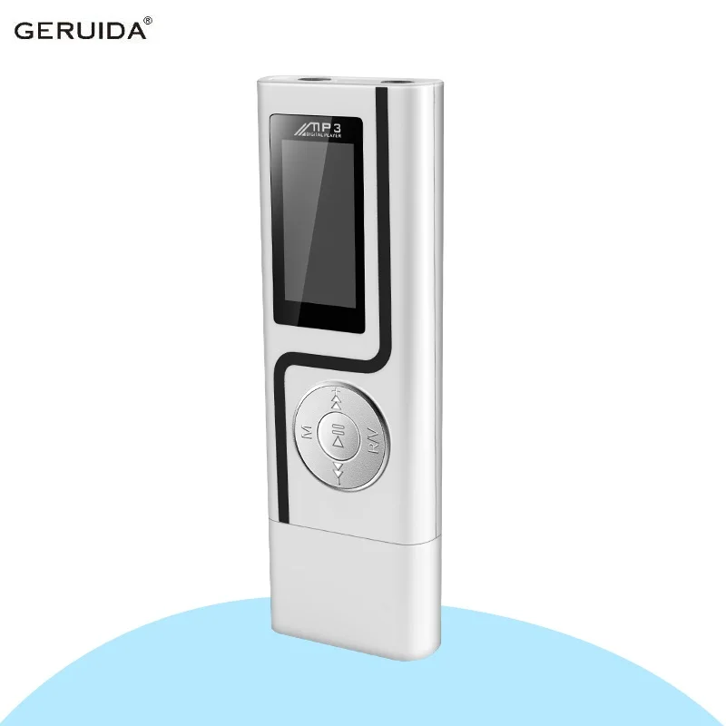 GERUIDA мини mp3 плеер USB музыкальный спортивный MP3 также U диск 2G/4G/8G FM Запись